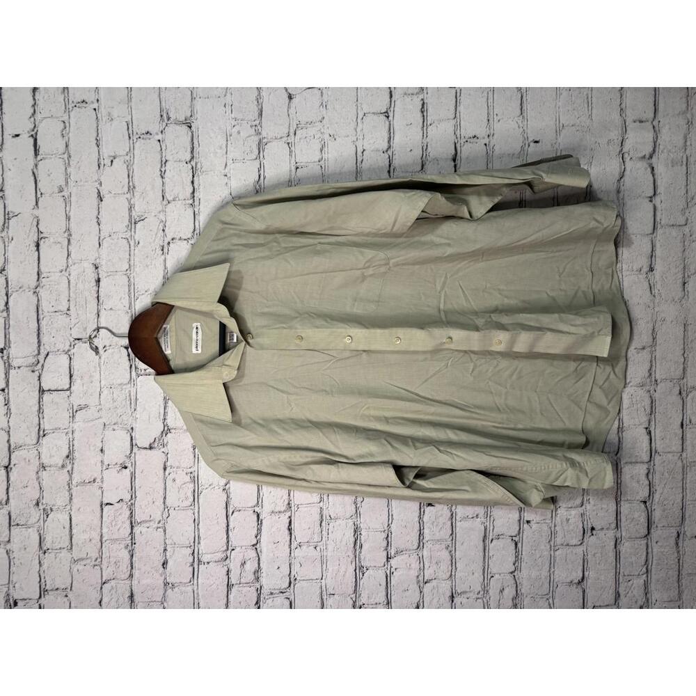 Pierre Cardin Men's Dress Shirt‎ Size 16-16.5 32/33 Beige